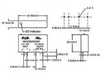 Relais de puissance statique 3a, 240v no (VR3SS1A)