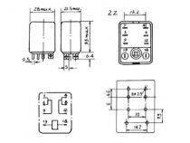 Relais haute puissance 24vcc/10a/2formc jqx13f/cc24 (VR10HD242C)