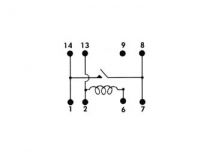 Relais reed velleman 12vcc 0.5a 1forma (VR05R121A)