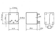 Relais standard 12v/15a/1c jzc-22f 1z (VR15M121C)