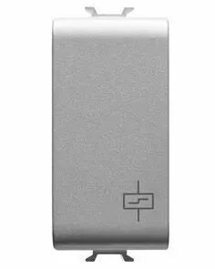 Relais t�l�rupteur, 4 s�quences 230v ac 50/60hz - 2p 10ax 250v ac - 1 module - titane - chorus