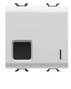 Relais temporis�s - 230v ac 50/60hz electrique 1no 2a(ac1)250v ac - 1 module - blanc - chorus