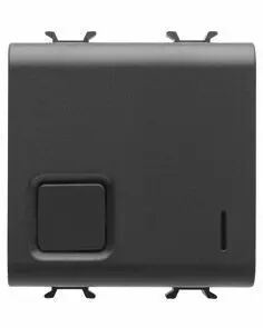 Relais temporis�s - 230v ac 50/60hz tipo electrique 1no 2a(ac1)250v ac - 1 module - noir - chorus