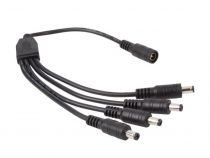 Répartiteur cc avec 4 x connecteur mâle - 1 x connecteur femelle (LCON33)