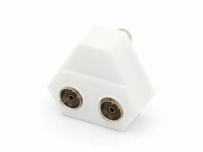 Repartiteur coax 2 voies, 1x male / 2 x femelle 9.5mm (CV013)