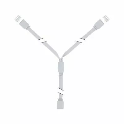 R�partiteur Y MaxLED Function 30cm Blanc Plastique (79813)