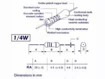 Resistor 1/4w 1e5 (RA1E5)