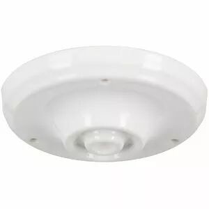Rosace pour plafonnier en porcelaine blanche (139707)