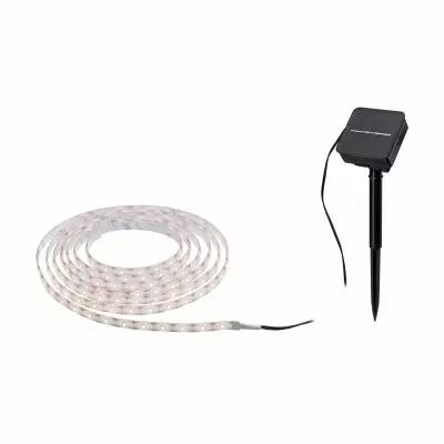 Ruban led solaire 3m blanc chaud avec D�tecteur cr�pusc. batterie 0,3W 1,2V nr (78896)