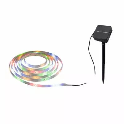 Ruban led solaire 3m RGBY avec D�tecteur cr�pusc. batterie 0,3W 1,2V nr (78897)