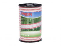 Ruban Profi 12mm 4x0,30 TriC 200m blanc/rouge (COR59500)