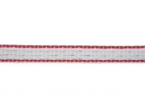 Ruban Profi 12mm 4x0,30 TriC 200m blanc/rouge (COR59500)