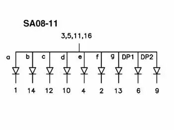 Sa08-11ywa displ. 20mm jaune 2.2mcd c.a. (SA08-11YWA)