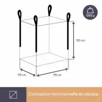 Sac &Agrave; Gravats En Polypropyl&egrave;ne - 1000 L (SDB1000N)