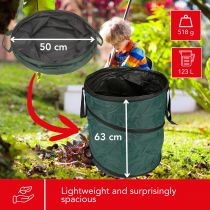 SAC DE JARDIN POP-UP 123 L
