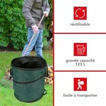 SAC DE JARDIN POP-UP 123 L