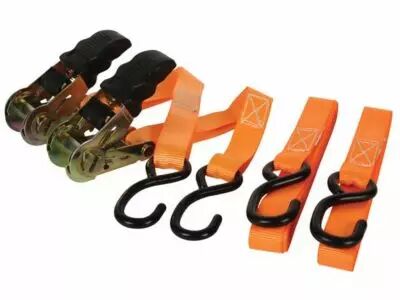 Sangle d arrimage avec tendeur � cliquet 500kg - 25mm x 5m - 2 pcs (ARAT2552)