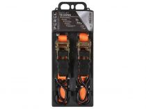 Sangle d arrimage avec tendeur à cliquet 500kg - 25mm x 5m - 2 pcs (ARAT2552)