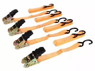 Sangle d arrimage avec tendeur � cliquet 500kg - 25mm x 5m - 4 pcs (ARAT2554)
