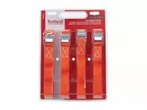Sangle darrimage avec tendeur &agrave; cliquet 200kg - 25mm x 3,6m - 4 pcs (ARAT9-4)