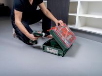 SB 18 L marteau perforateur sans fil, 18V 2 x 2Ah Li-power, chargeur SC 30, mallette de transport en plastique, atelier mobile (