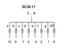 Sc39-11gwa disp 10 mm vert 5.6mcd (SC39-11GWA)