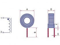 Self antiparasite 220µh 170mohm - 1a (220L1)