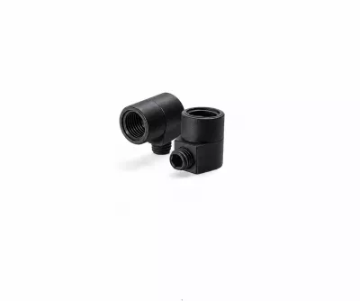 Serre-c�ble noir pour c�ble plat ou rond, raccord femelle M10 x 1 (141139)