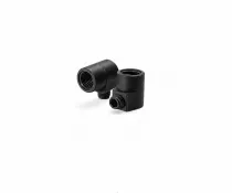 Serre-c&acirc;ble noir pour c&acirc;ble plat ou rond, raccord femelle M10 x 1 (141139)