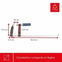 Serre-joint 500x120mm (3935-50)