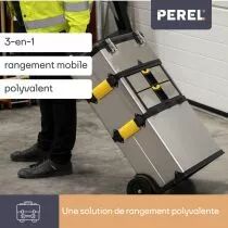 Servante d atelier - acier inoxydable - 570 x 354 x 830mm (OTBA4)