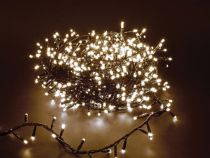 Shimmerlight LED - 16 m - 740 lampes blanc chaud - fil vert - modulateur - 24 V (SHM-LED-16-740-24V-UW)