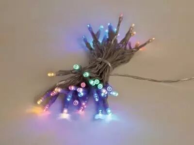 Showlight - 5 m - 40 LED - multicolore - c�ble transparent - double alimentation (SH-5-24V-MC-T)