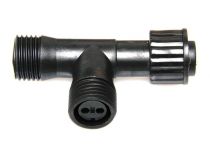 Simply-connect PRO LINE - connecteur en T - noir - 230 V (PR-T-B)