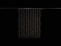 Simply-connect PRO LINE - extension rideau lumineux - 1.5 x 2 m - 220 LED - blanc chaud - câble blanc - 230 V (PR-C-RNP-LED-1.5X
