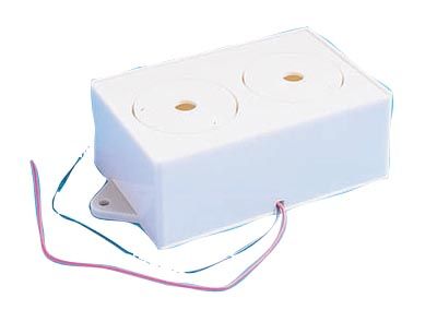 Orbitec 738063 - Sirene alarme piezo 12v blanc