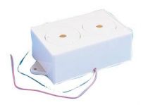 Sirene 12v piezo 1 ton blanc