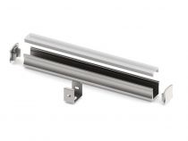 Slimline 15 mm - profilé en aluminium pour ruban led - aluminium anodisé - argent - 2 m (AL-SL15-2)