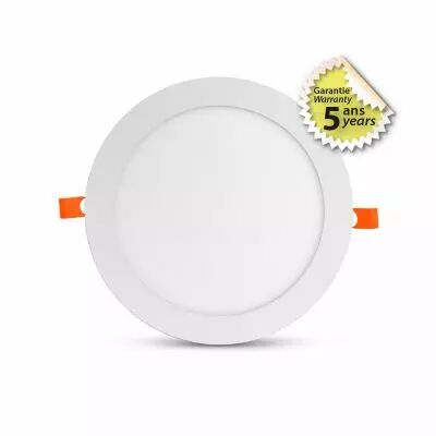 SLIMY II DOWNLIGHT DIAM 225MM 18W 4000K ALU BLC 5ANS (100030)