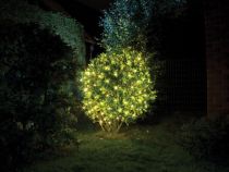 Smart Netlight LED - 1,2 x 1,2 m - 60 lampes blanc chaud - fil vert - modulateur - piles non fournies (SML-LED-1.2X1.2-UW)