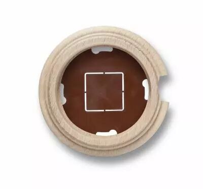 Socle 1 element avec 1 trou Garby & Dimbler � 95x22mm H�tre sans vernis (30821002)