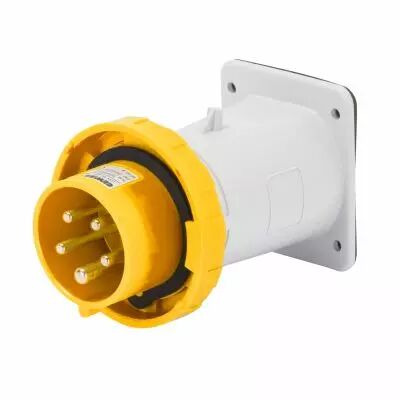 Socle de connecteur � �tanche - 2p+t 16a 110 v 4h (GW60223)