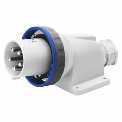 Socle de connecteur en saillie � 90� �tanche - 2p+t 63a 230v 6h (GW61448)