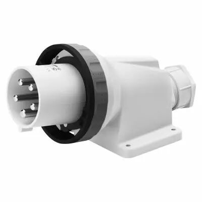 Socle de connecteur en saillie � 90� �tanche - 3p+n+t 125a 500v 7h (GW60463)