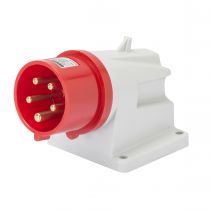 Socle de connecteur en saillie à 90° protégé - 2p+t 16a 400v 9h (GW60407)