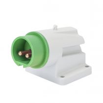 Socle de connecteur en saillie à 90° protégé - 3p 16a 24/42v 11h (GW60471)