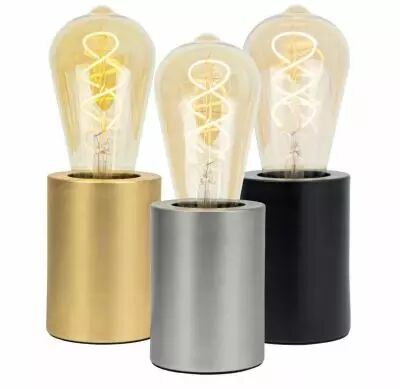 Socle de lampe E27 effet dor�