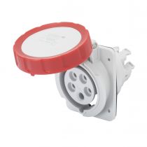 Socle de prise à encastrer à 10° étanche - 2p+t 16a 400v 9h- montage et câblage rapides (GW62230FH)