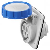 Socle de prise à encastrer à 10° étanche - 2p+t 32a 230v 6h (GW62238H)