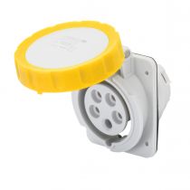 Socle de prise à encastrer à 10° étanche - 3p+n+t 32a 110 v 4h (GW62237H)